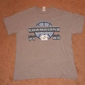 2017 University of North Carolina Men's Division I National championship t shirt